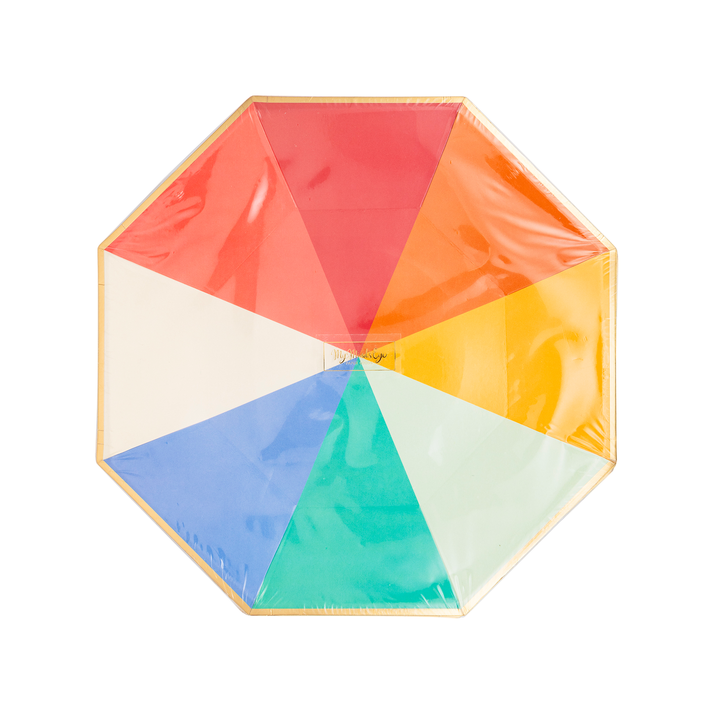 Primary Color Block- Beach Ball Plates 12ct