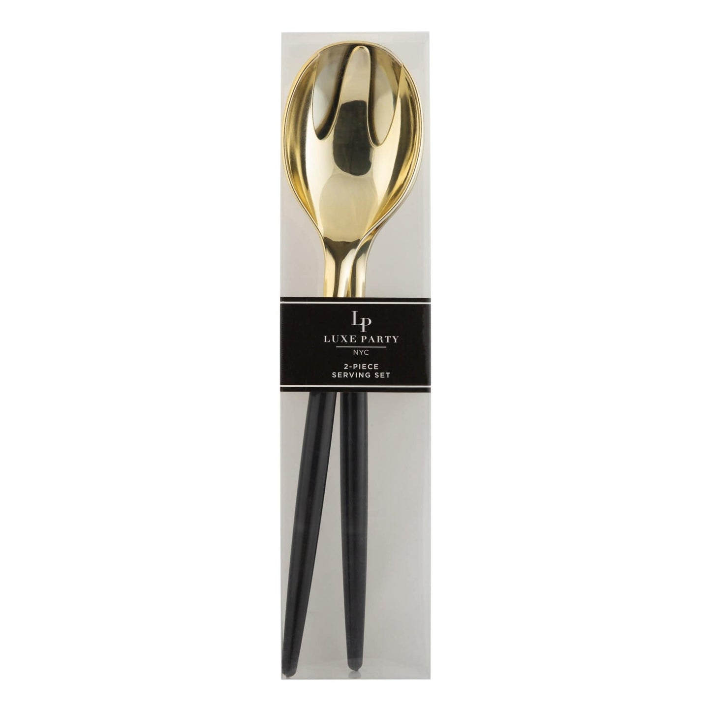 Black & Gold Serving Set