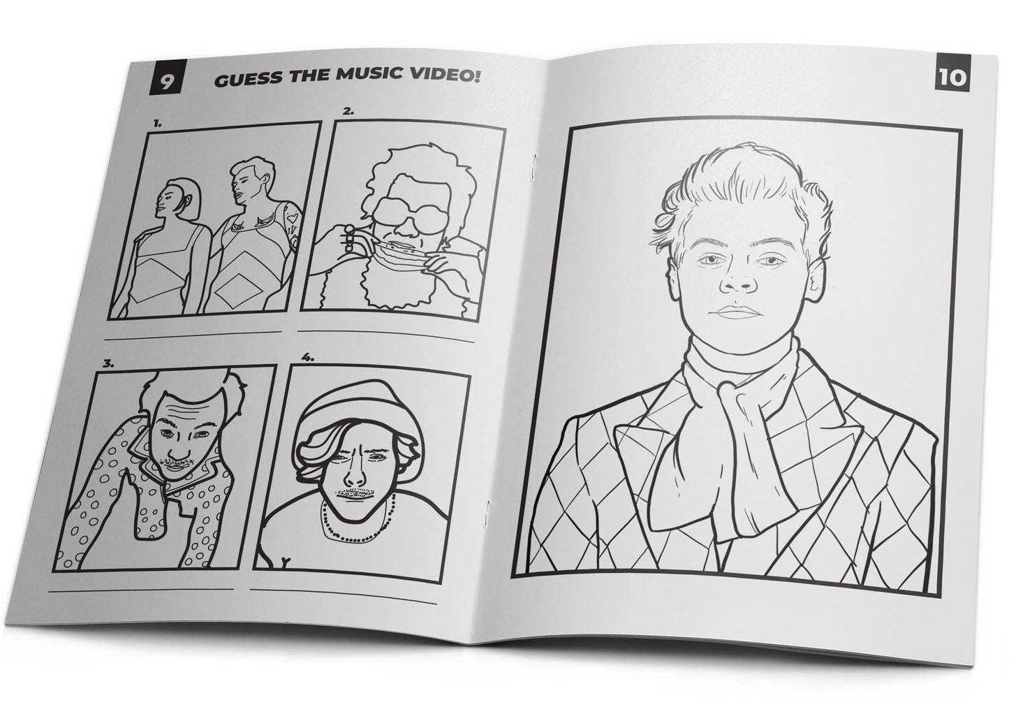 Harry Styles Activity Coloring Book