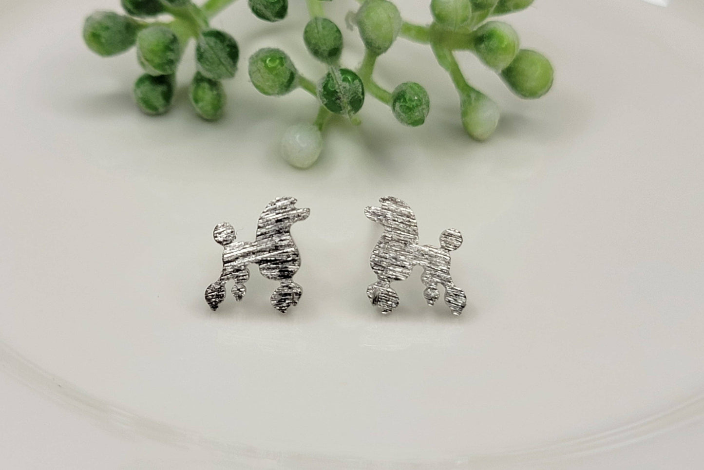 Poodle Post Earrings- NAMS Musical Gift