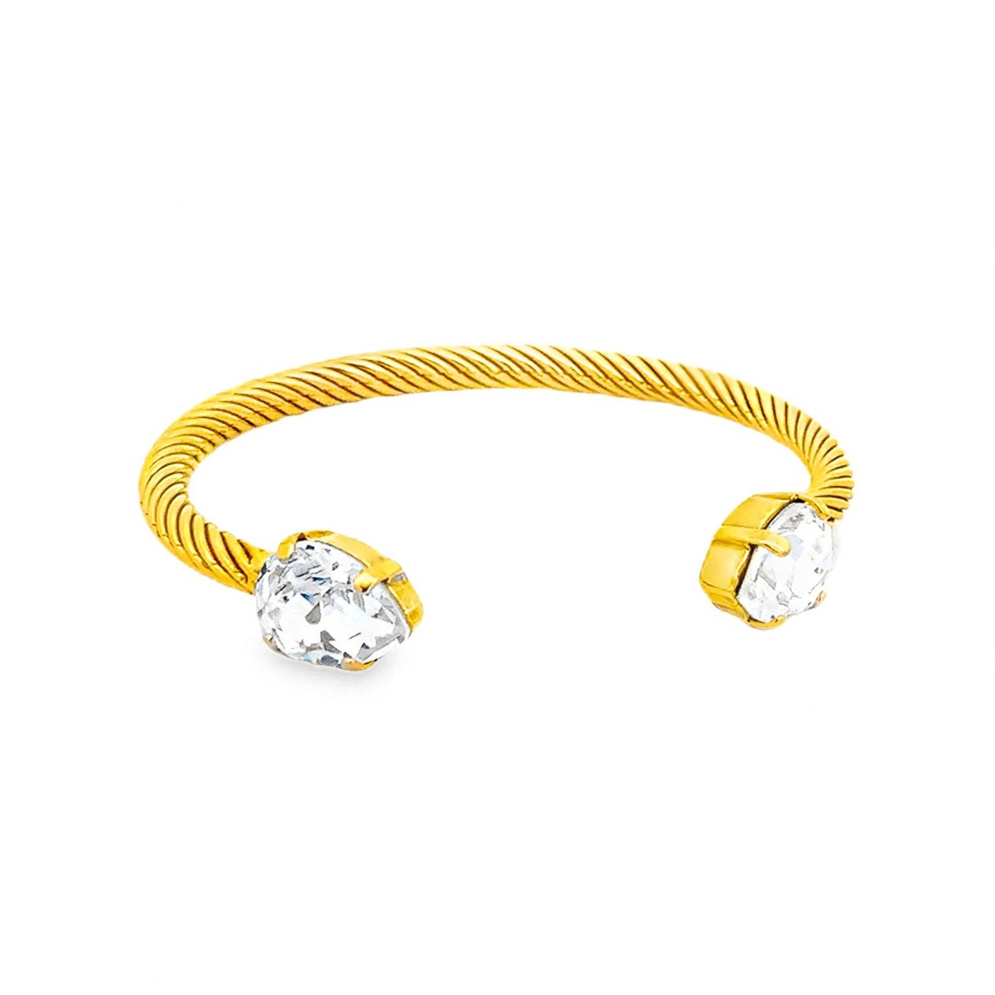 Charlotte Cuff in Pear in Clear