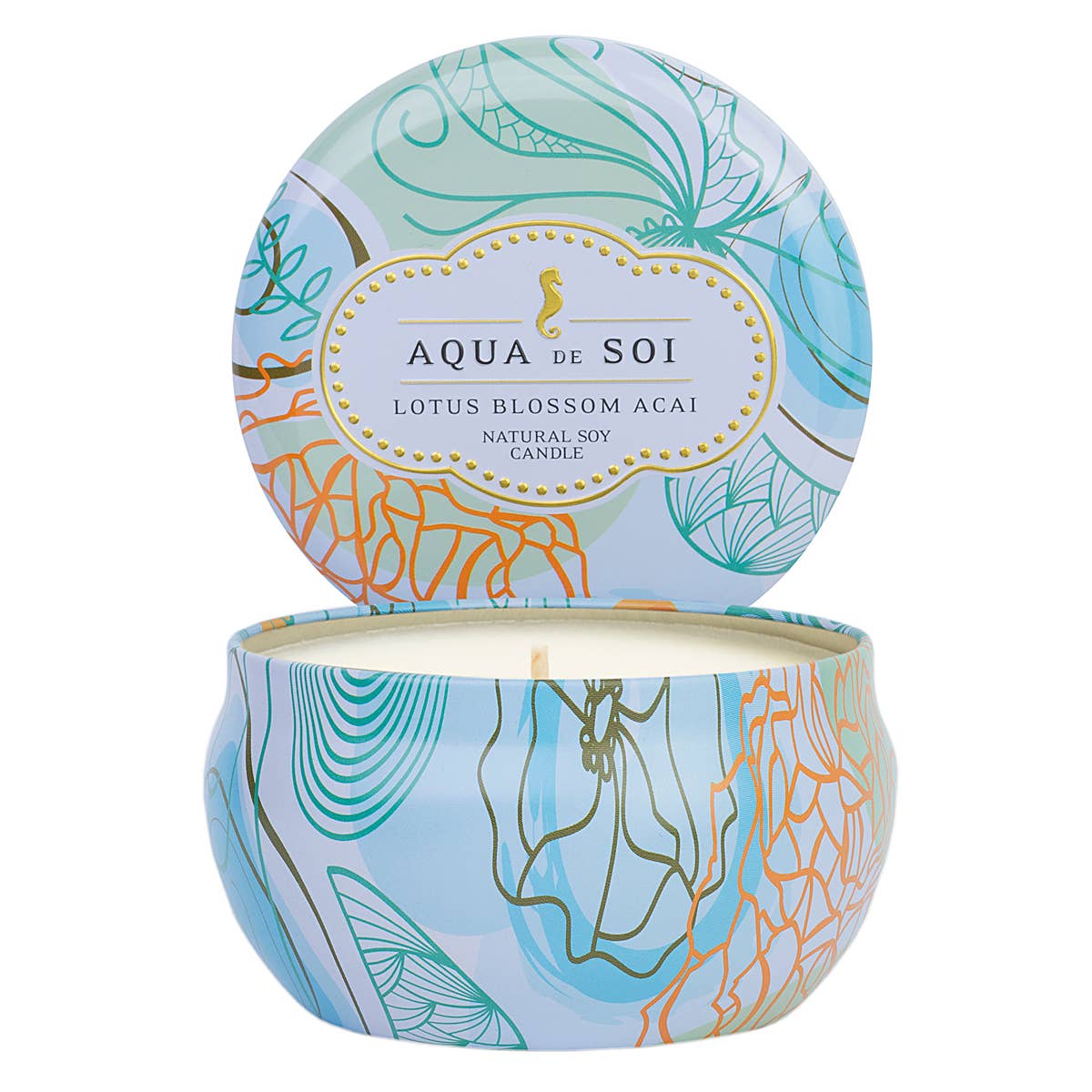 Lotus Blossom Acai 9 oz Candle Tin
