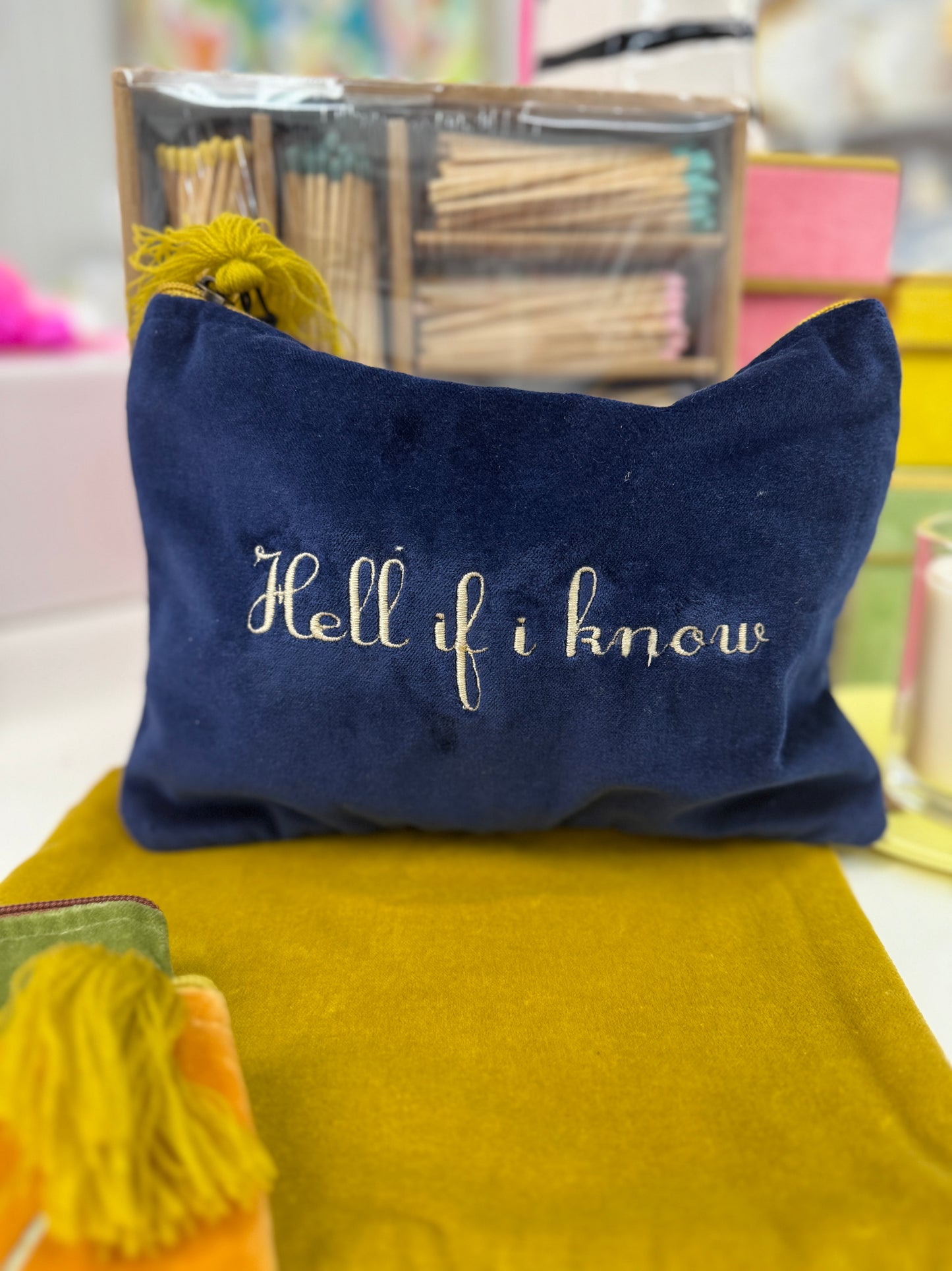 Hell if I know embroidered bags