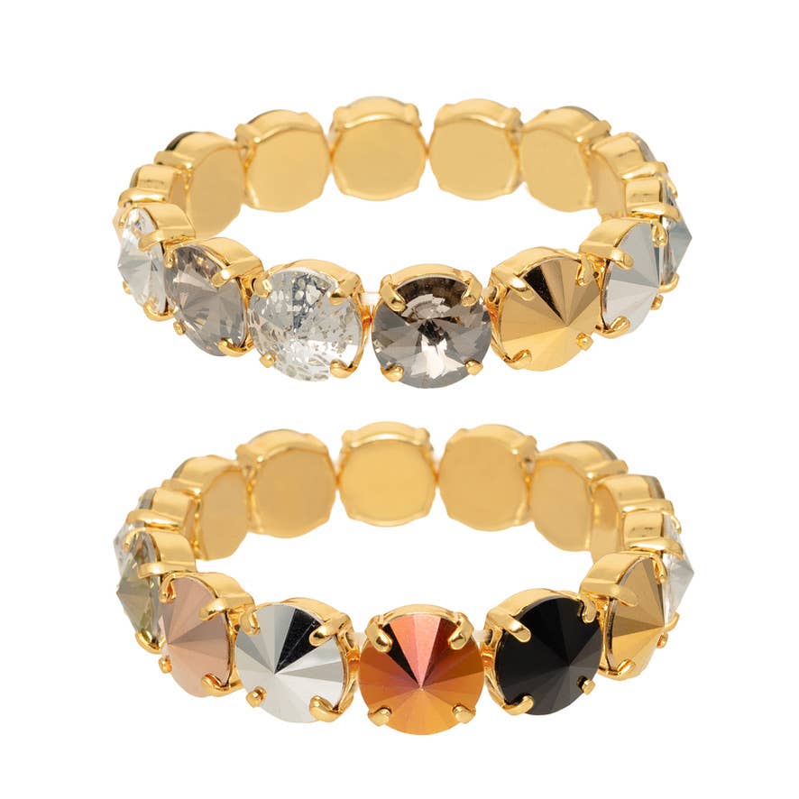 Croatia Stretch Bracelet in Mixes: Candy Crush / Medium