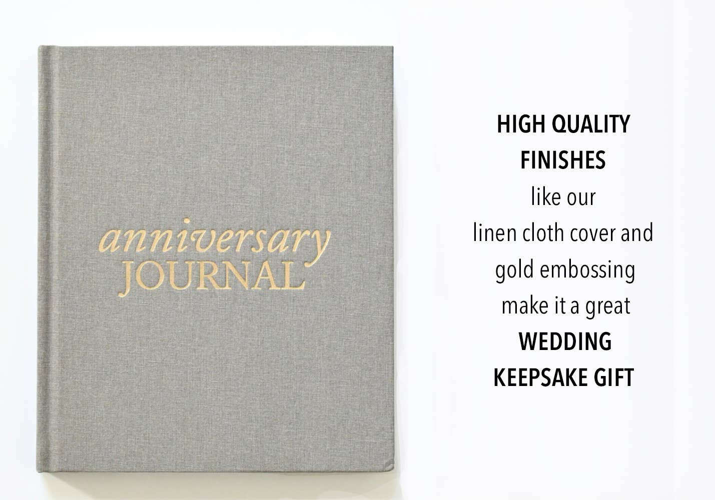 Anniversary Journal | Wedding Book | Gift for Wife or Spouse
