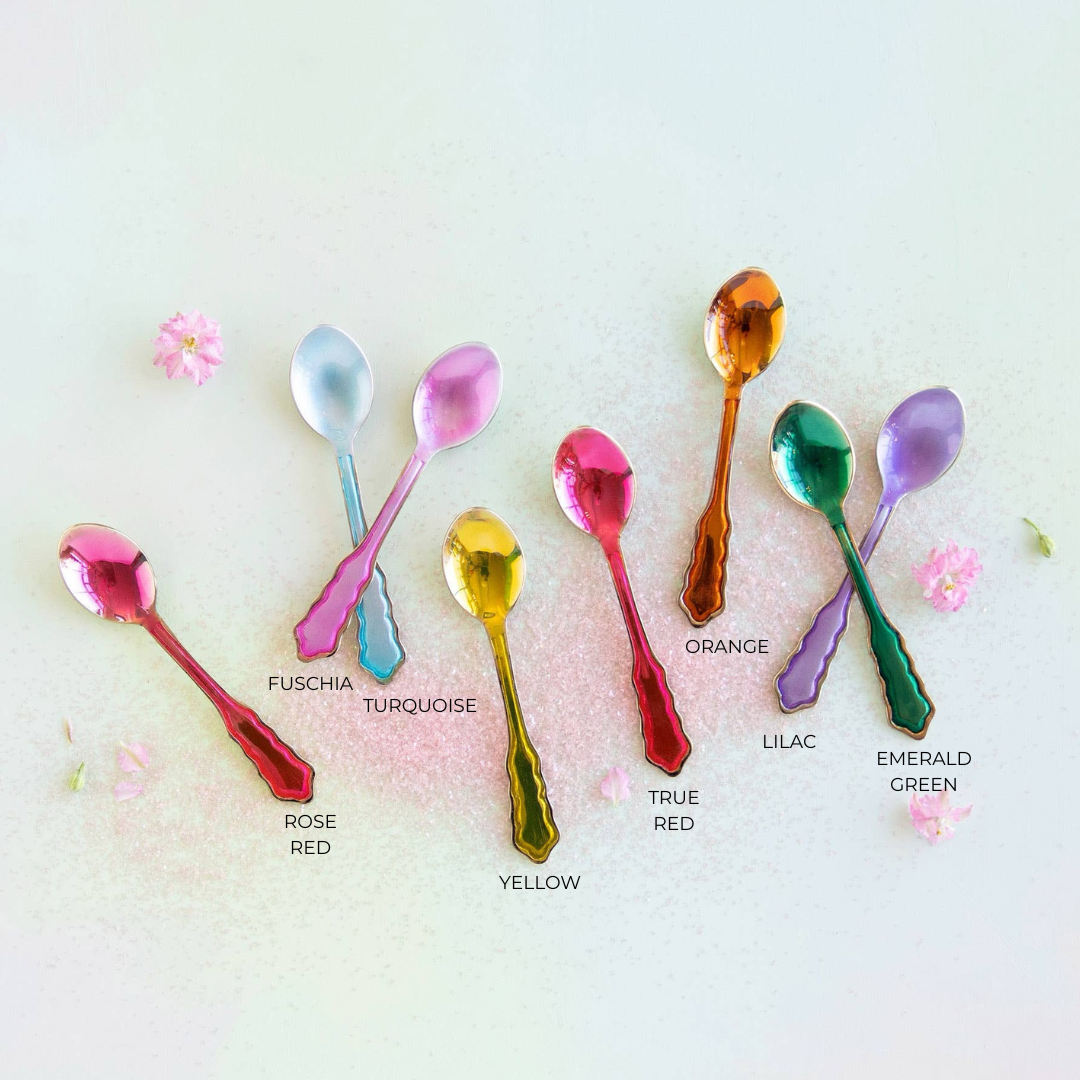 Glitterville Rainbow Metallic Spoon- 8 Colors