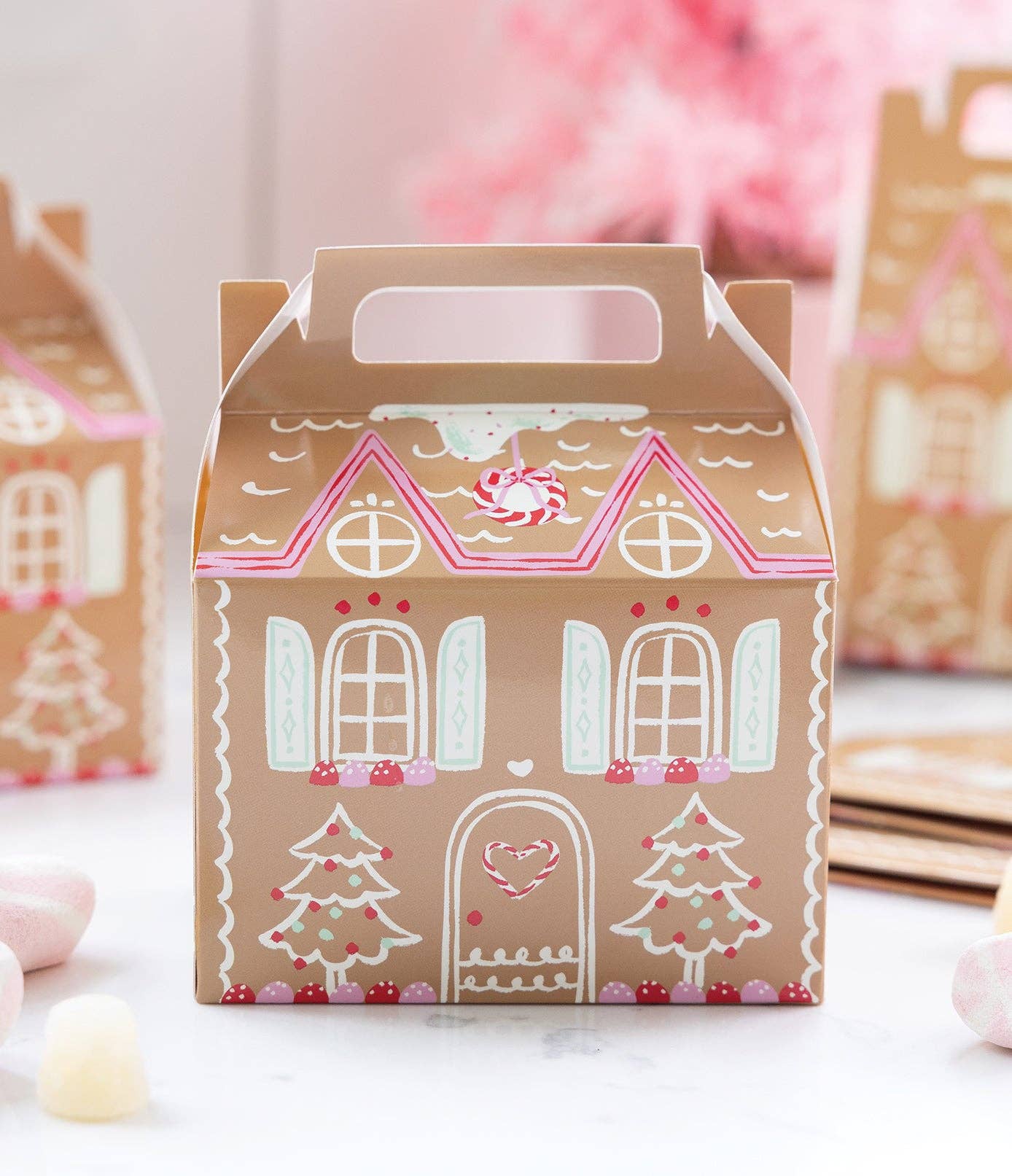 Gingerbread House Treat Boxes 6ct
