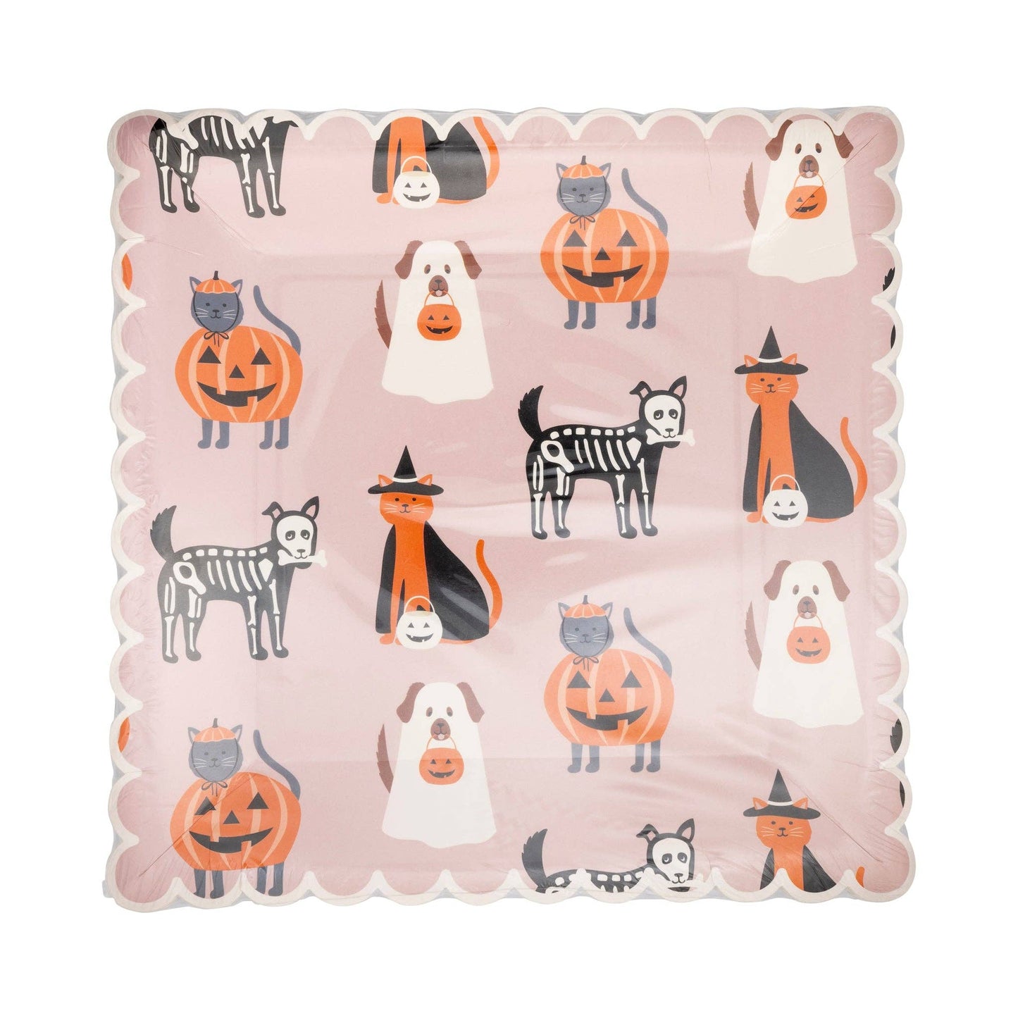 Halloween Costume Pets Plate 8ct