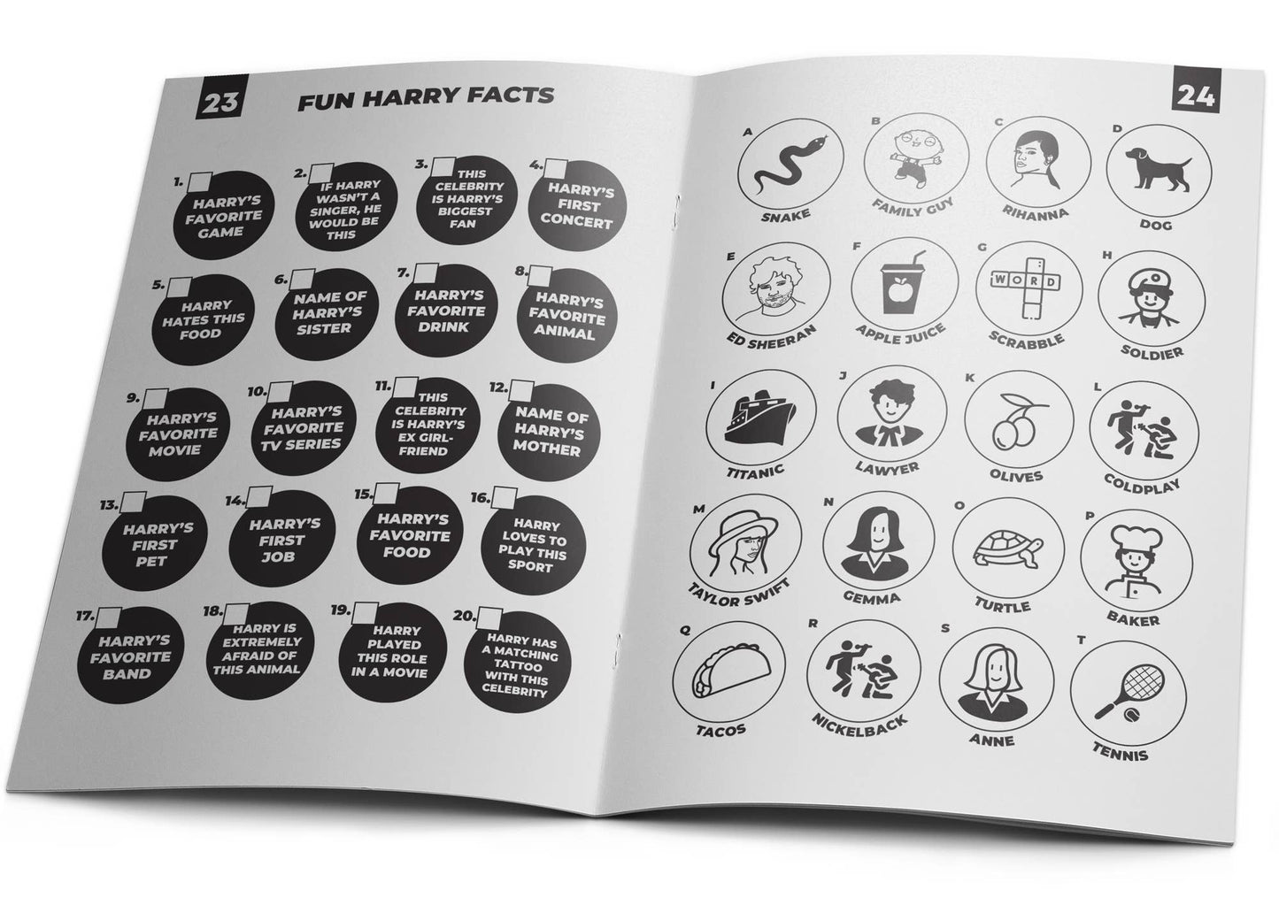 Harry Styles Activity Coloring Book