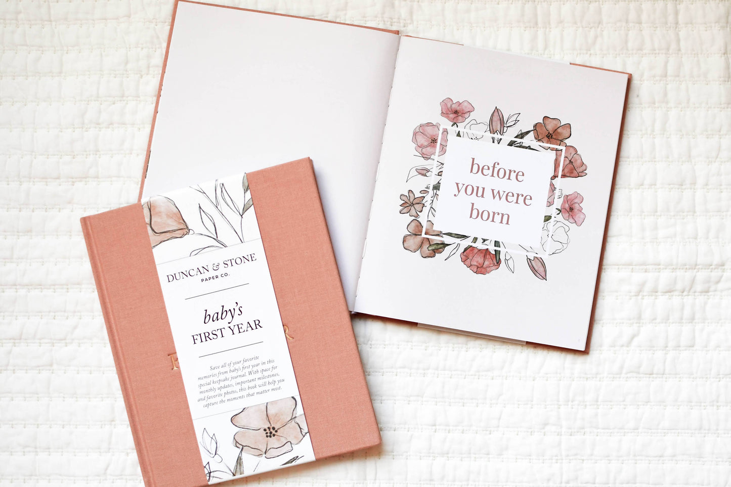 Baby's First Year Memory Book & Photo Album