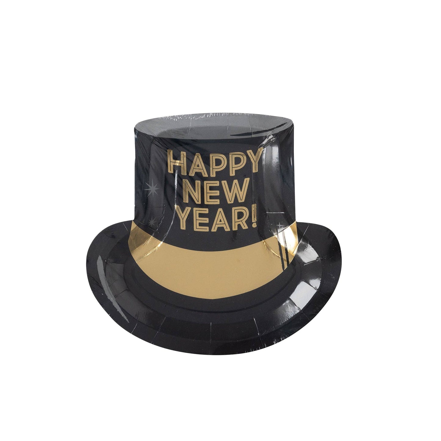 Happy New Year Hat Plate 8ct