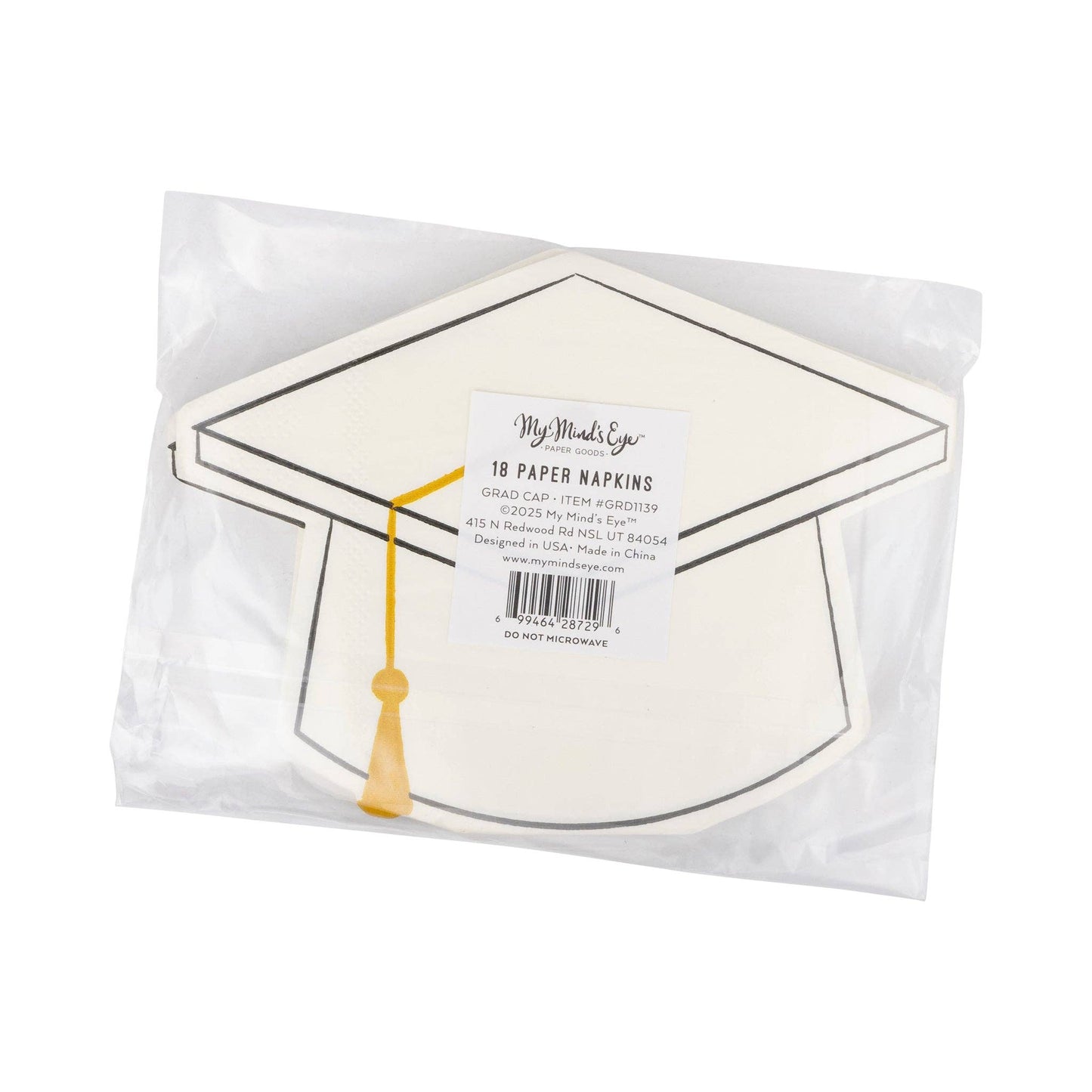 Graduation Cap Napkins 18ct