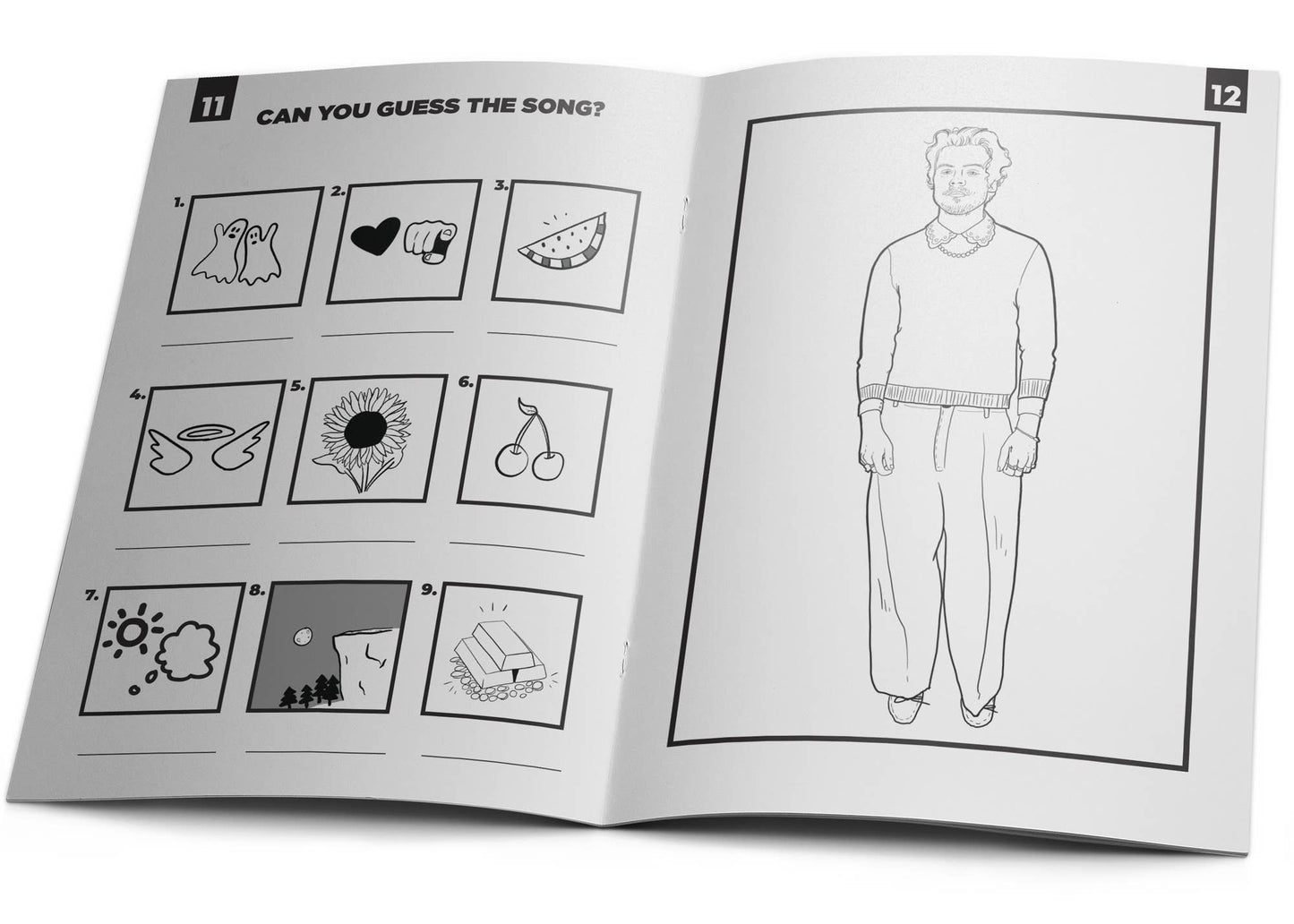 Harry Styles Activity Coloring Book