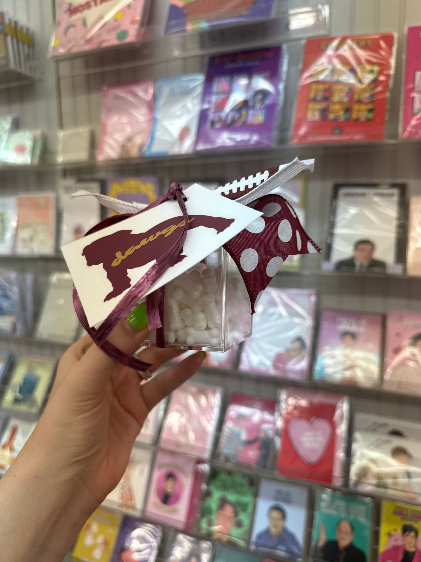 Homecoming Dog Bone Candy Box