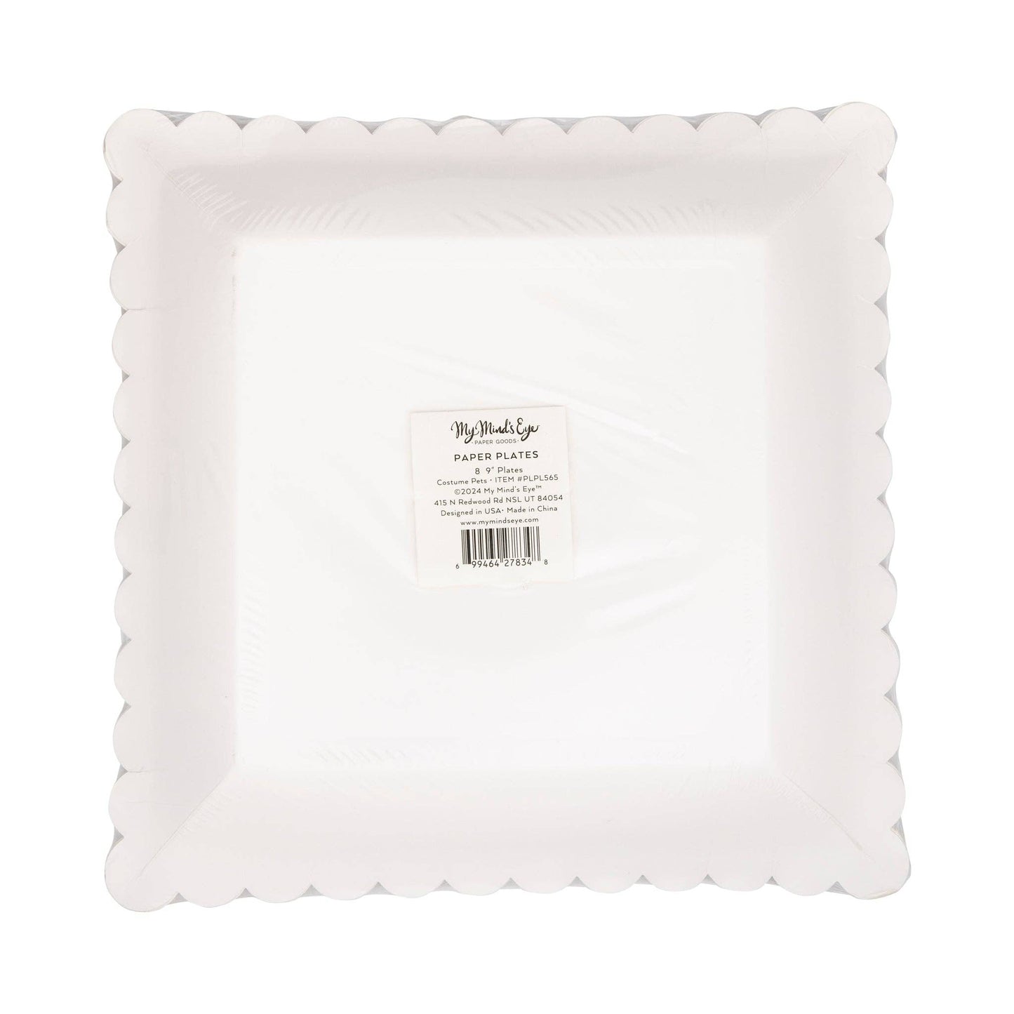 Halloween Costume Pets Plate 8ct