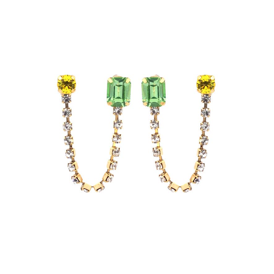 Dalia Double Piercing Earrings- Multiple Color Options