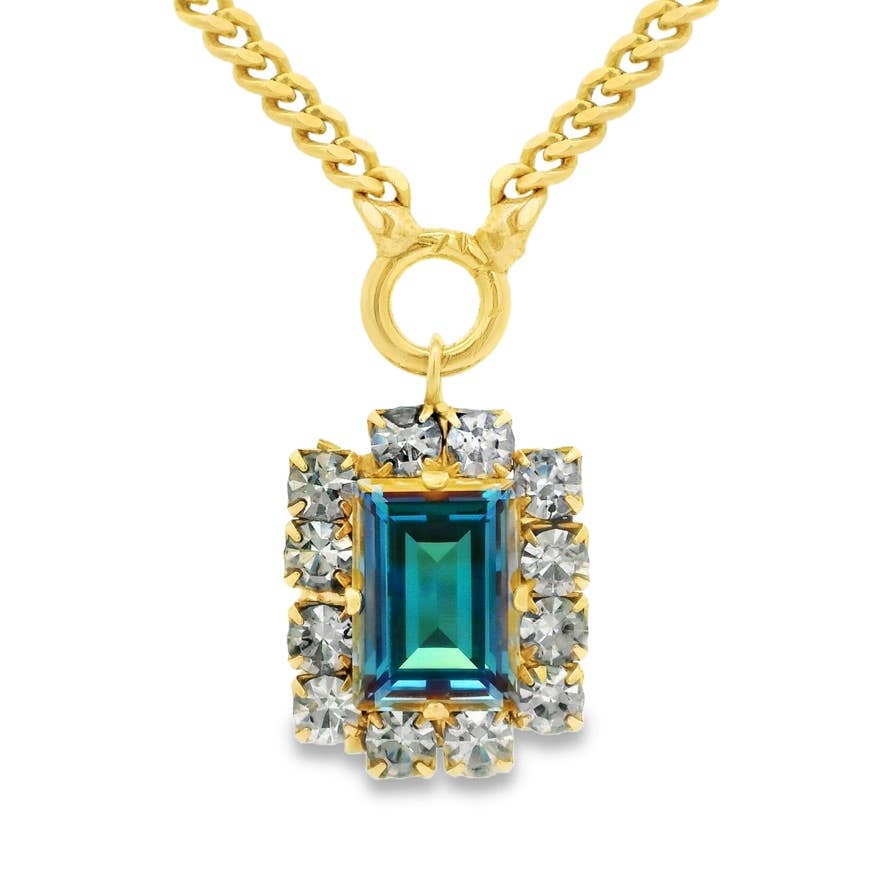 Darla Necklace in Ice Blue Lemon