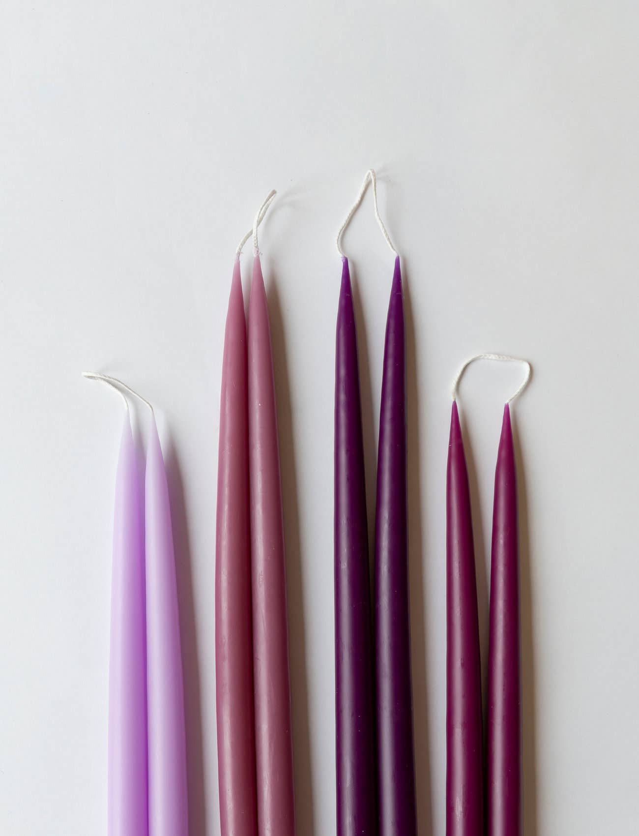 Light Heather Danish Taper Candle 14in