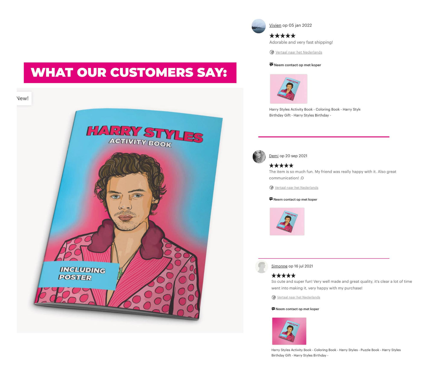 Harry Styles Activity Coloring Book