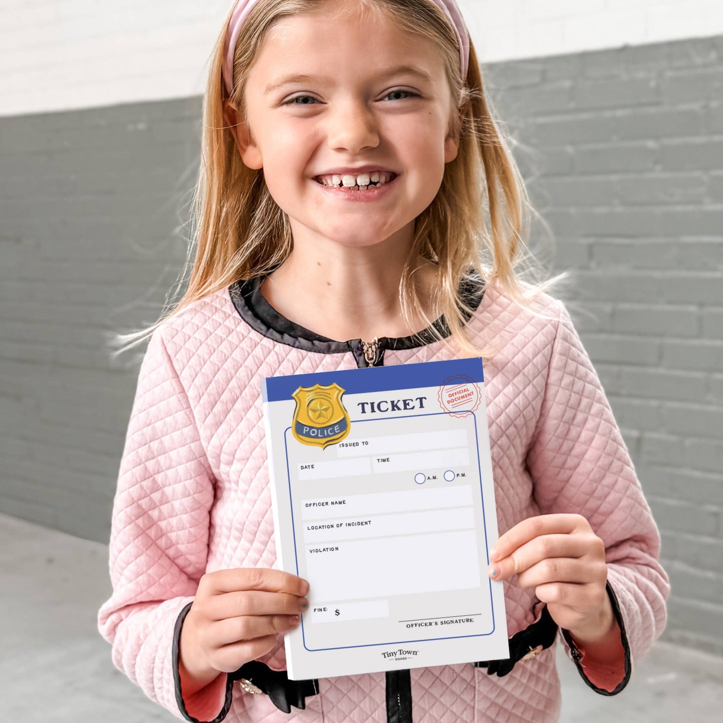 Play Notepad - Police Ticket