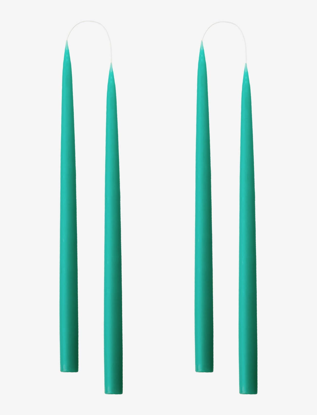 Turquoise Danish Taper Candle 10" & 14"