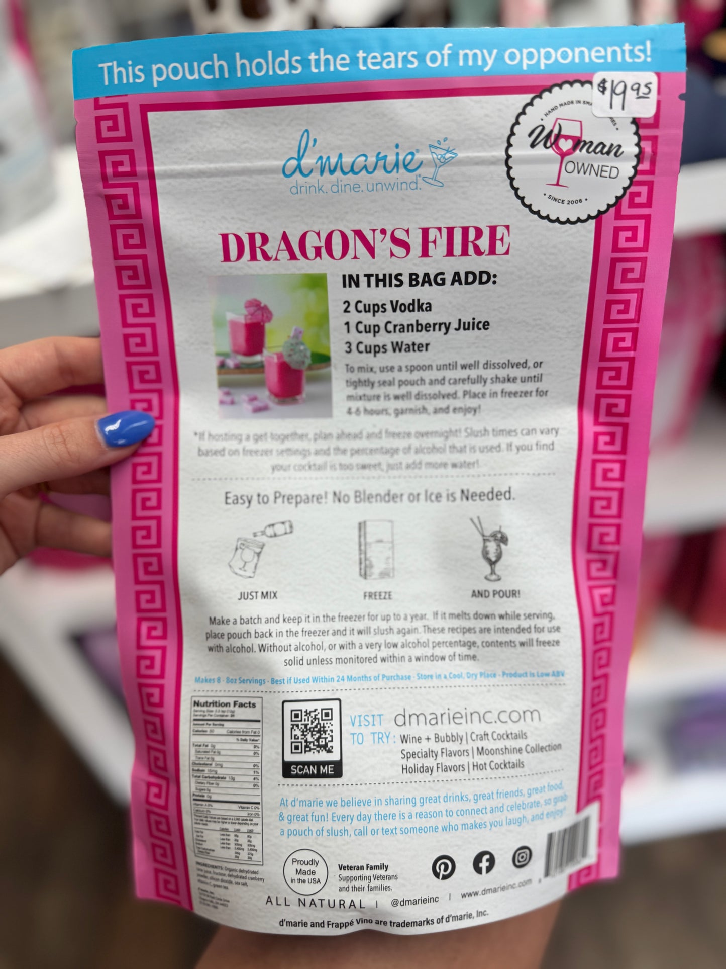 Dragon's Fire- Mahjong Themed Cocktail Slush Mix
