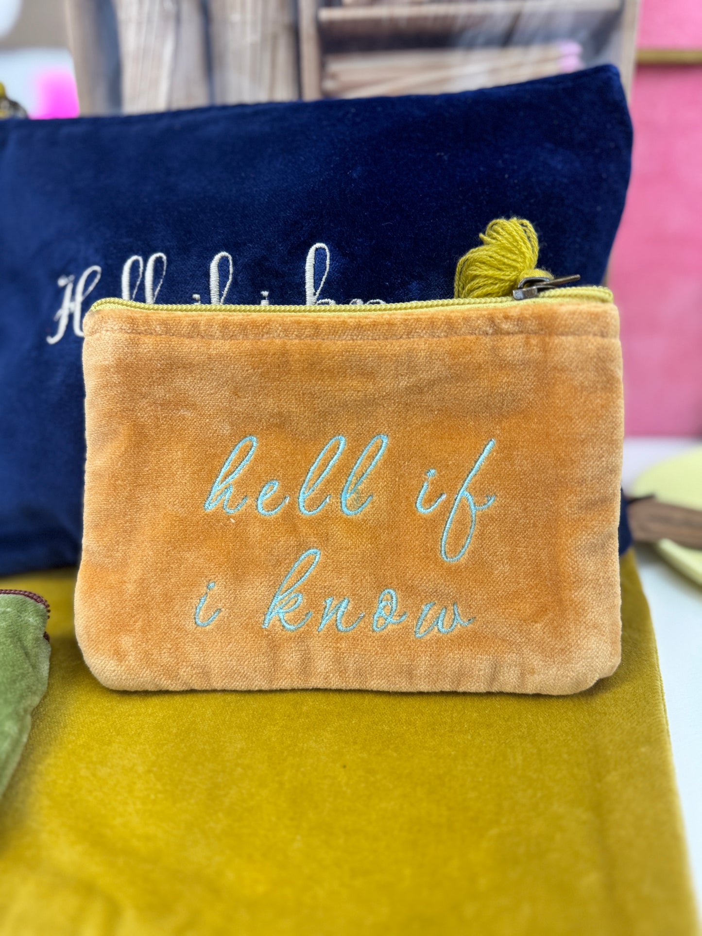 Hell if I know embroidered bags