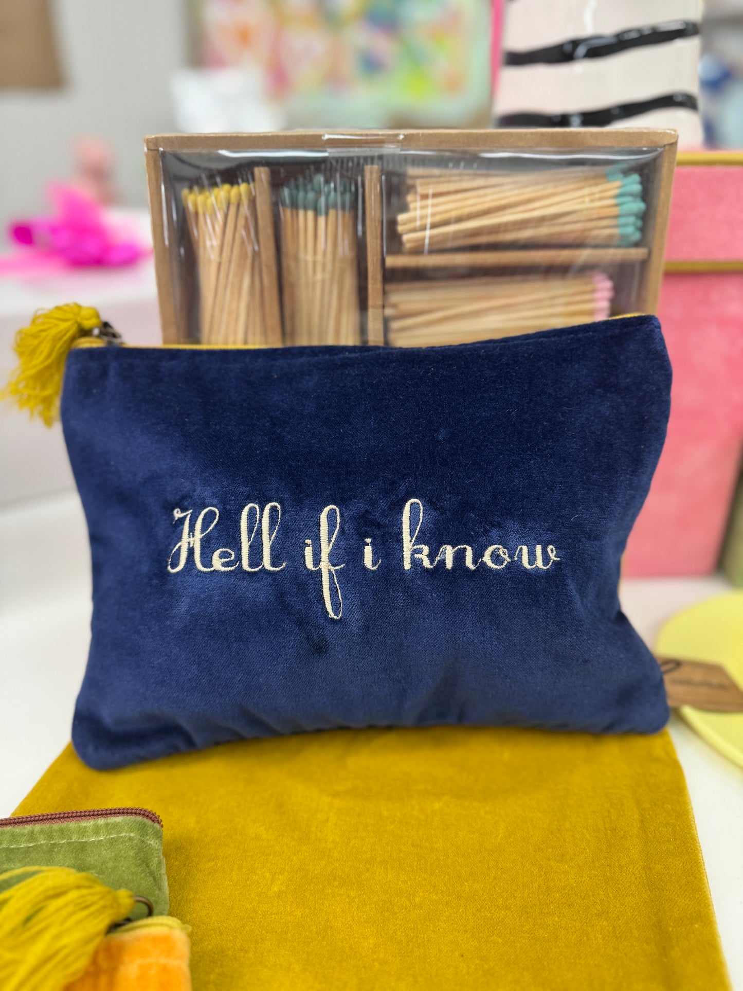 Hell if I know embroidered bags