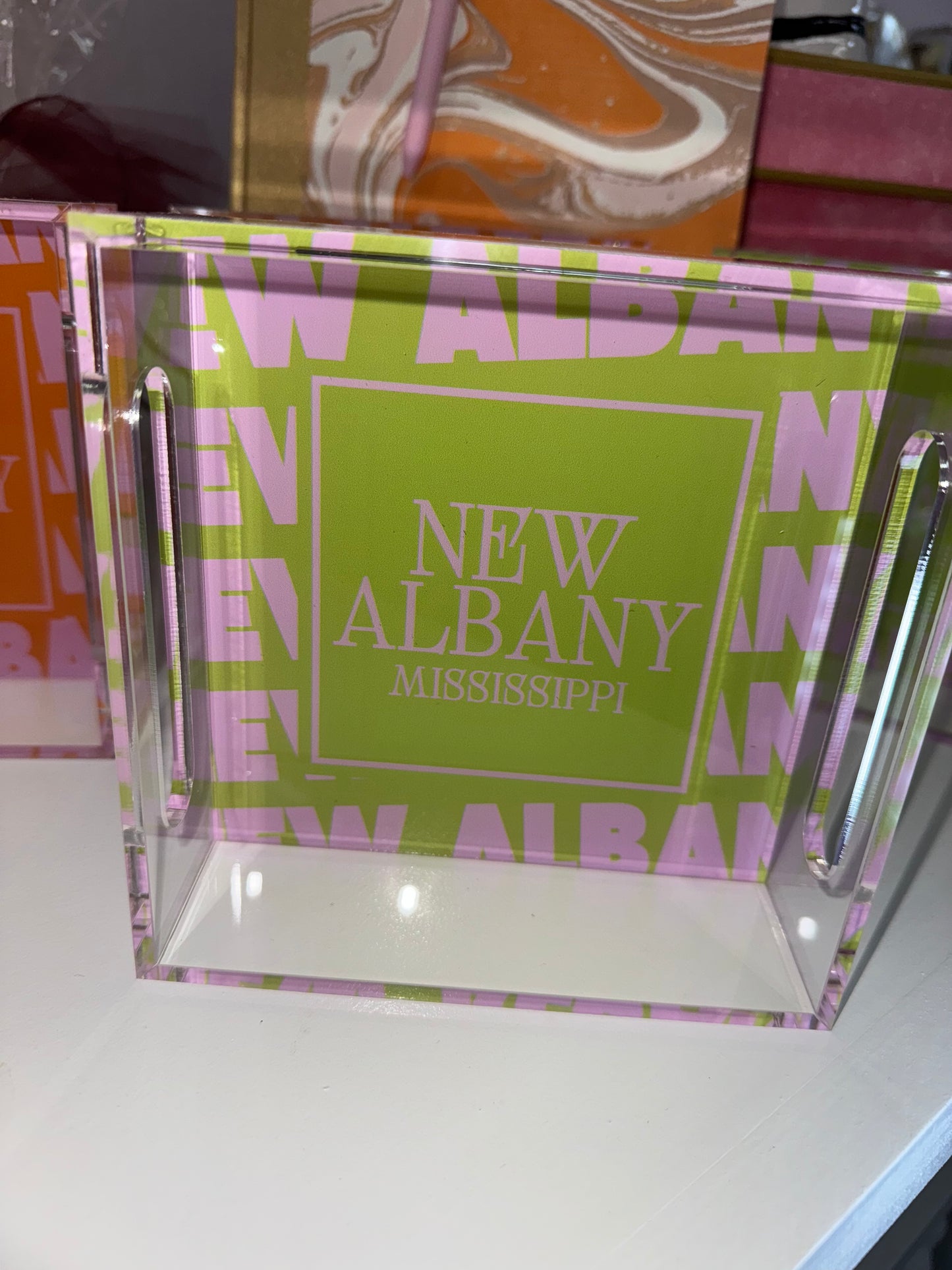 New Albany Acrylic Small Tray