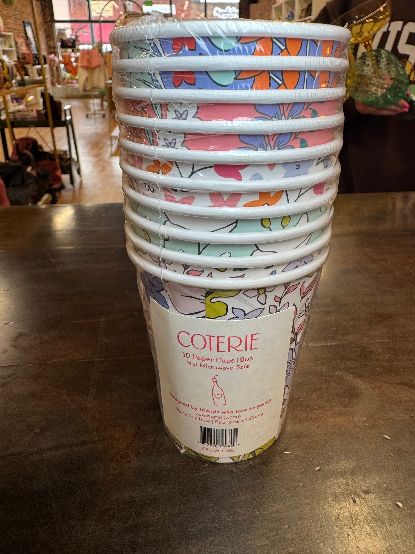 In Full Bloom Floral Cups- 10ct
