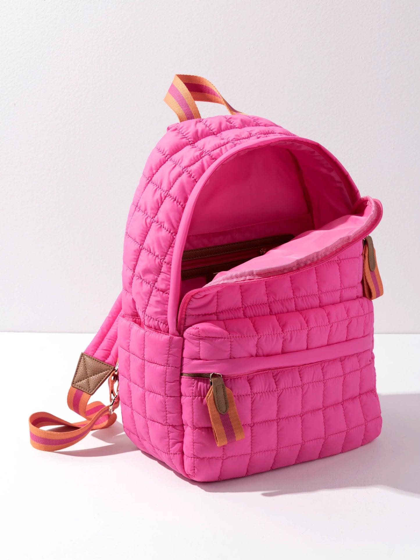 Black & White Puffer Ezra Backpack