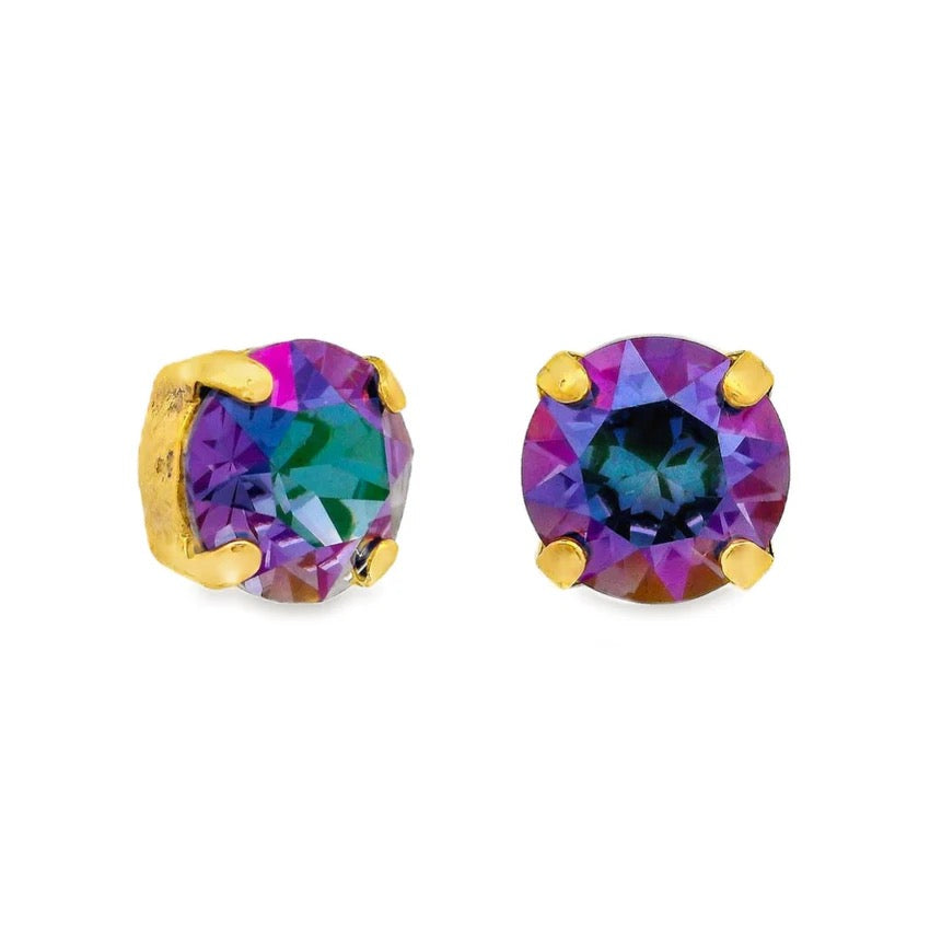 Oakland Studs in Bohemian Wonderland- Tanzanite Glimmer
