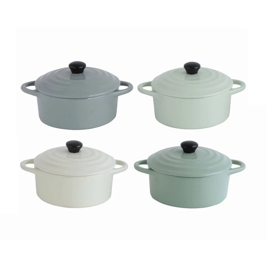 Stoneware Mini Baker & Lid