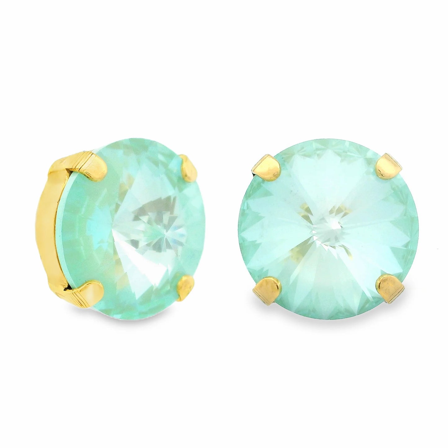 Basics Studs in Fairy Dust- Ultra Mint
