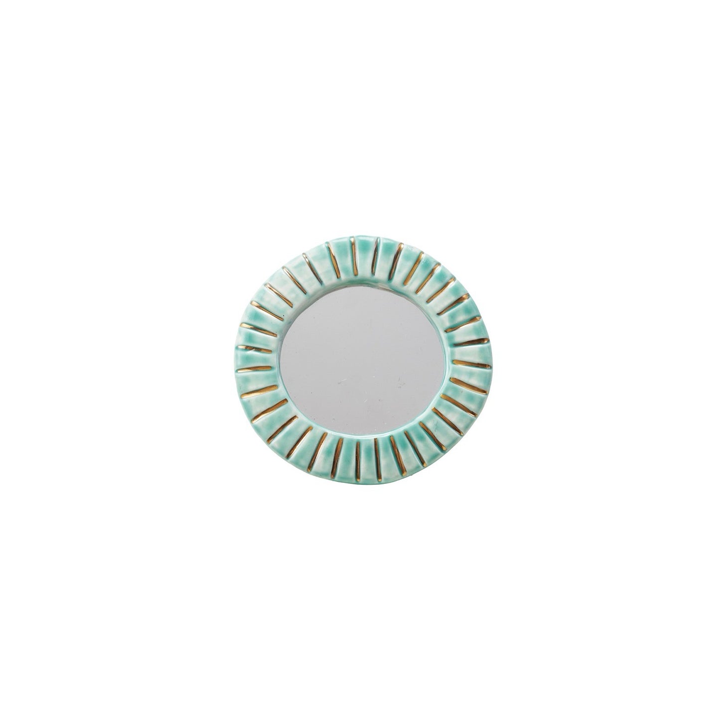 Turquoise 5" Mirror (Hang or Stand)