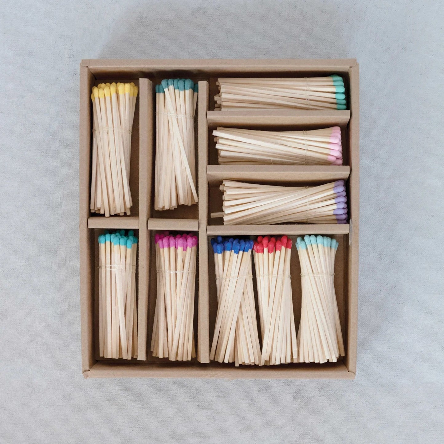Multicolor Matches Gift Set (150 Matches in 10 Colors)