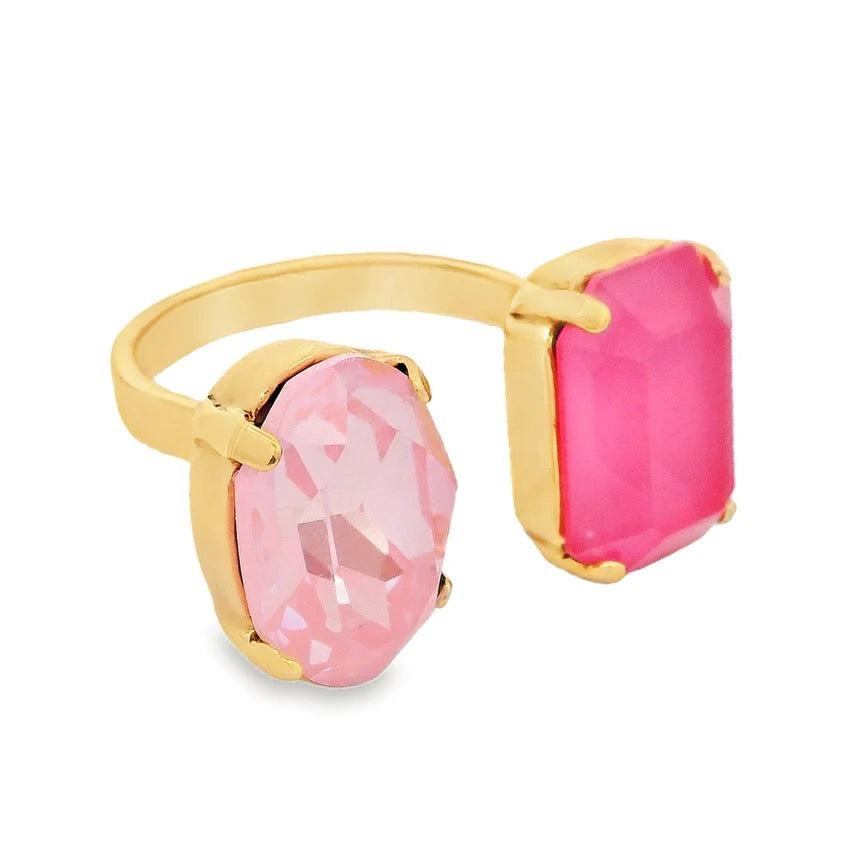 Janel Ring in Fairy Dust- Pink