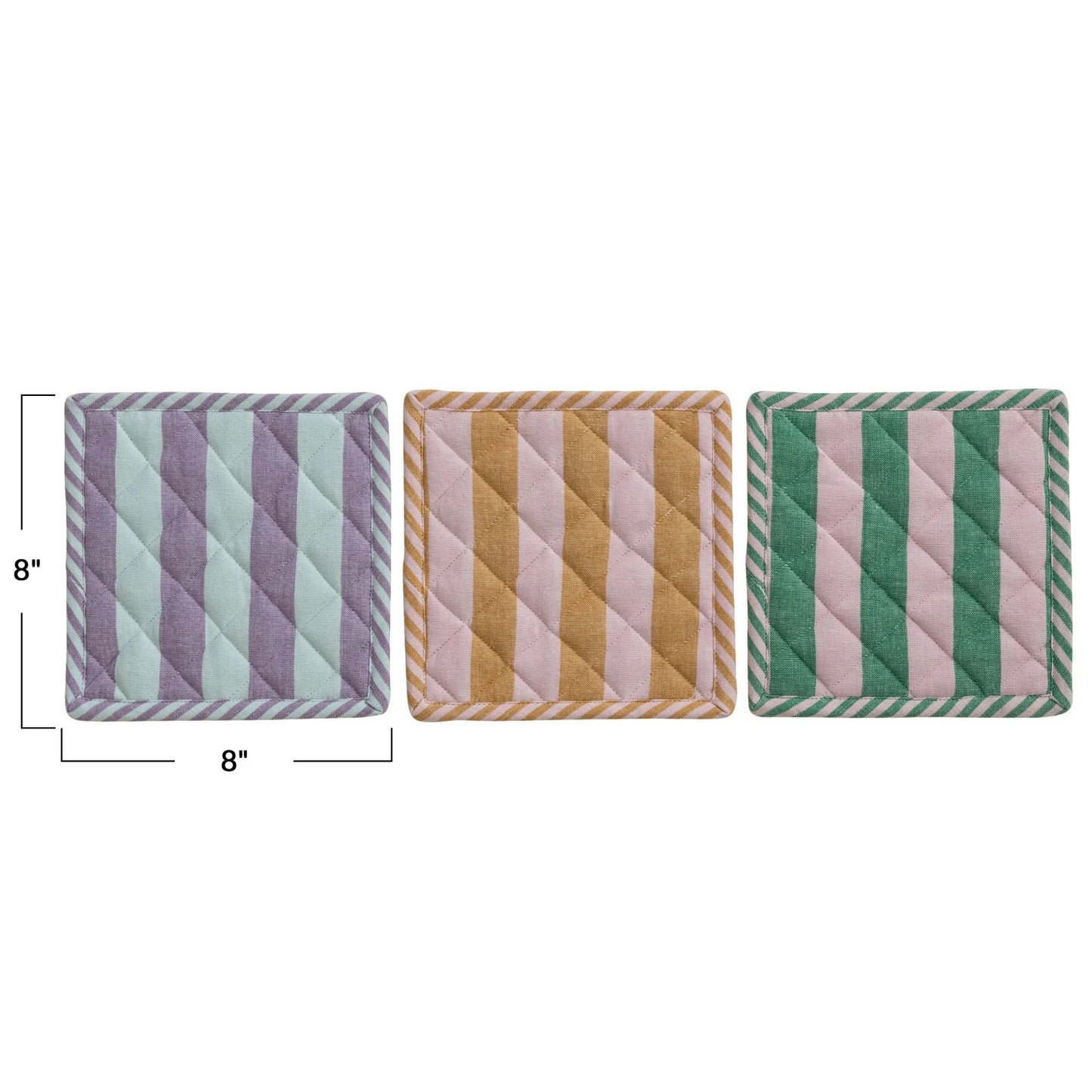 Striped Pot Holder- 3 Colors
