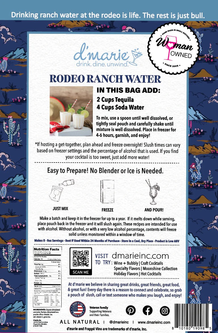 Rodeo Ranch Water Cocktail Slush Mix