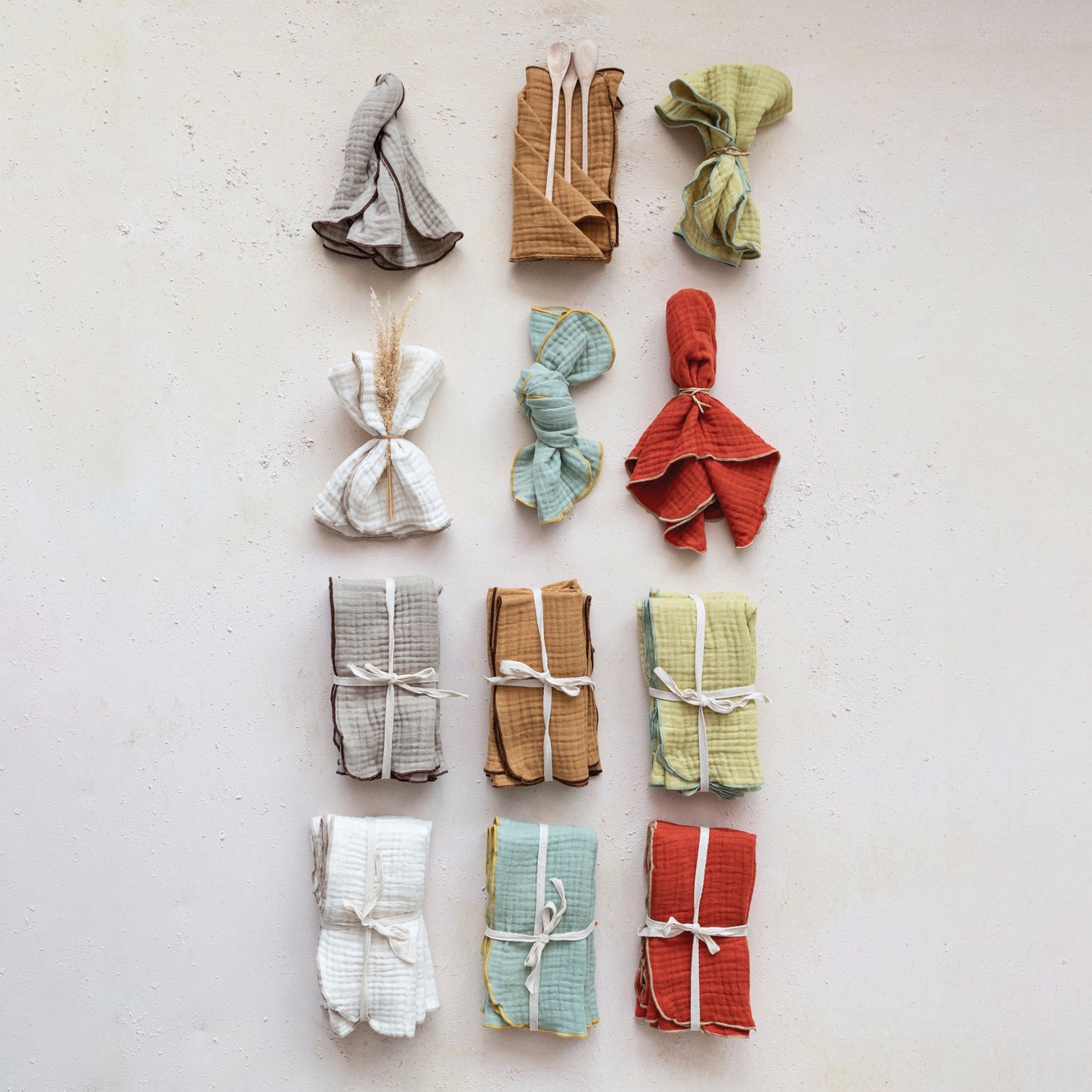 Woven Cloth Napkins Set of 4