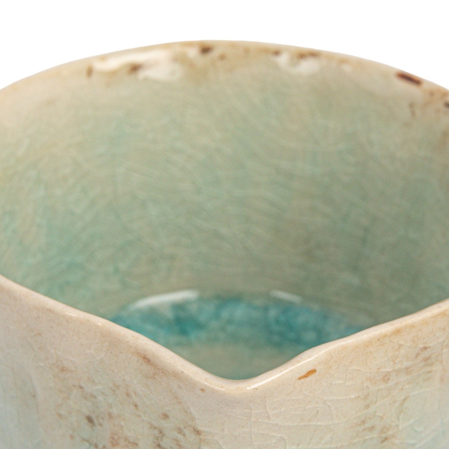 Aqua Stoneware Measuring Cup Set