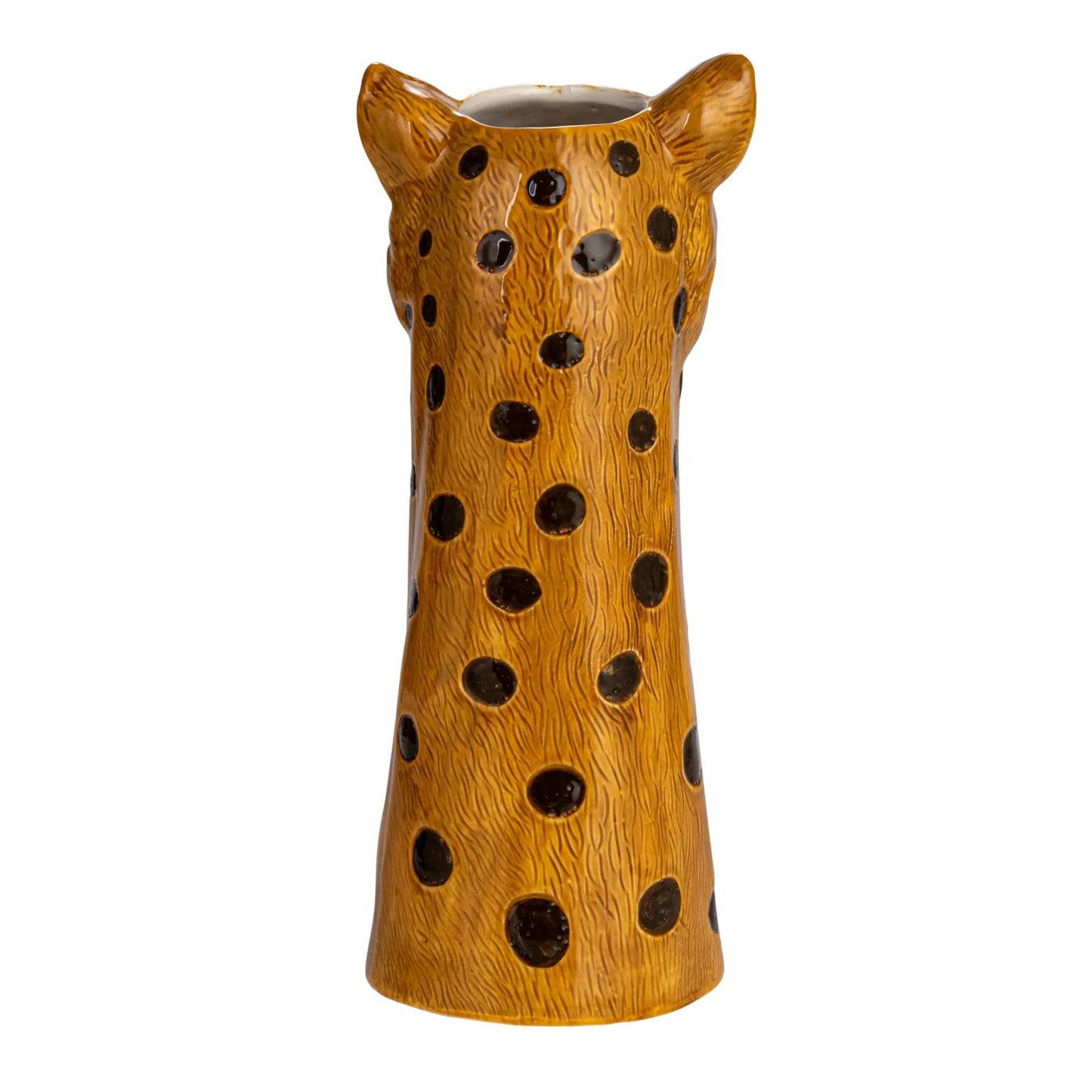 Cheetah Stoneware Vase/Planter