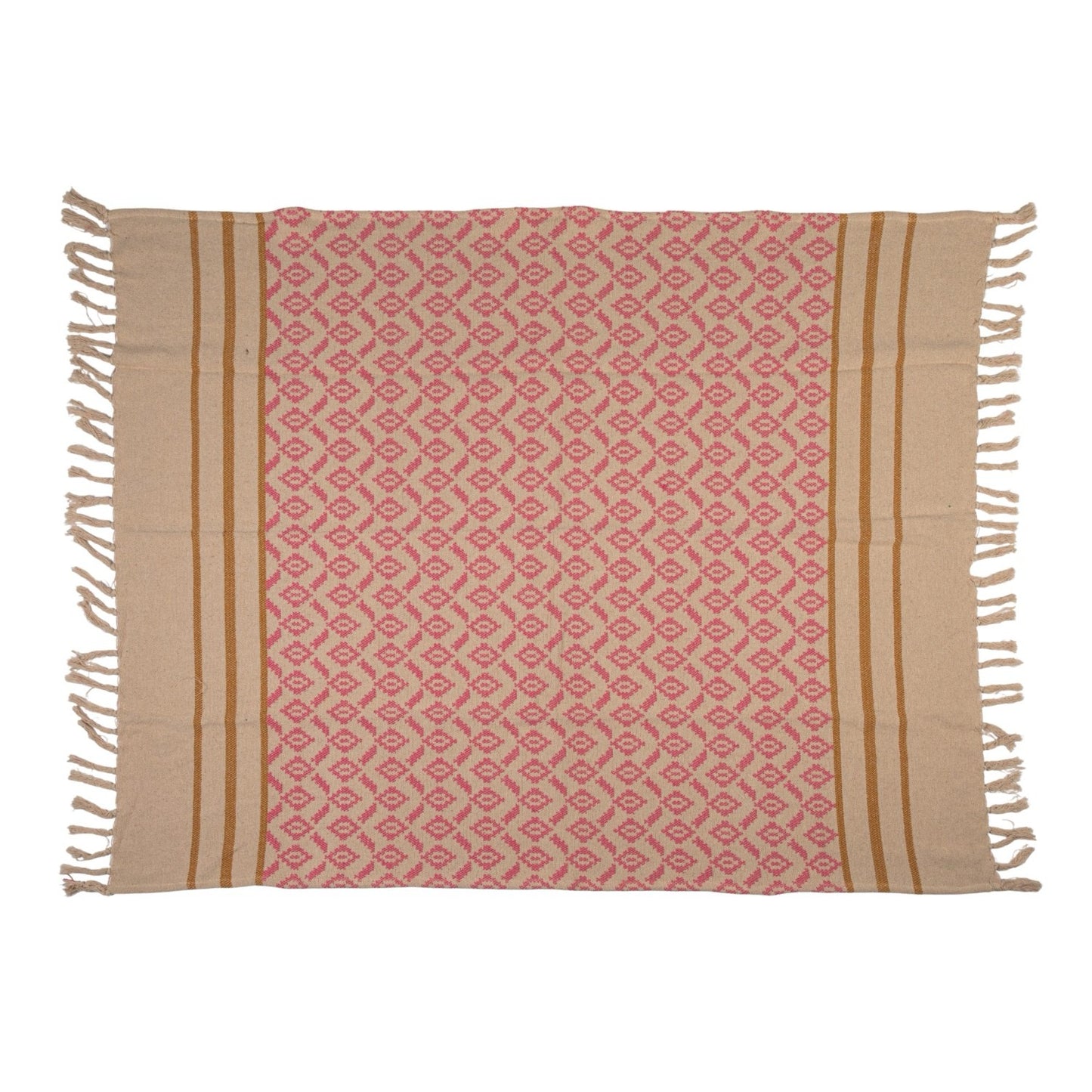 Striped Woven Throw Blanket