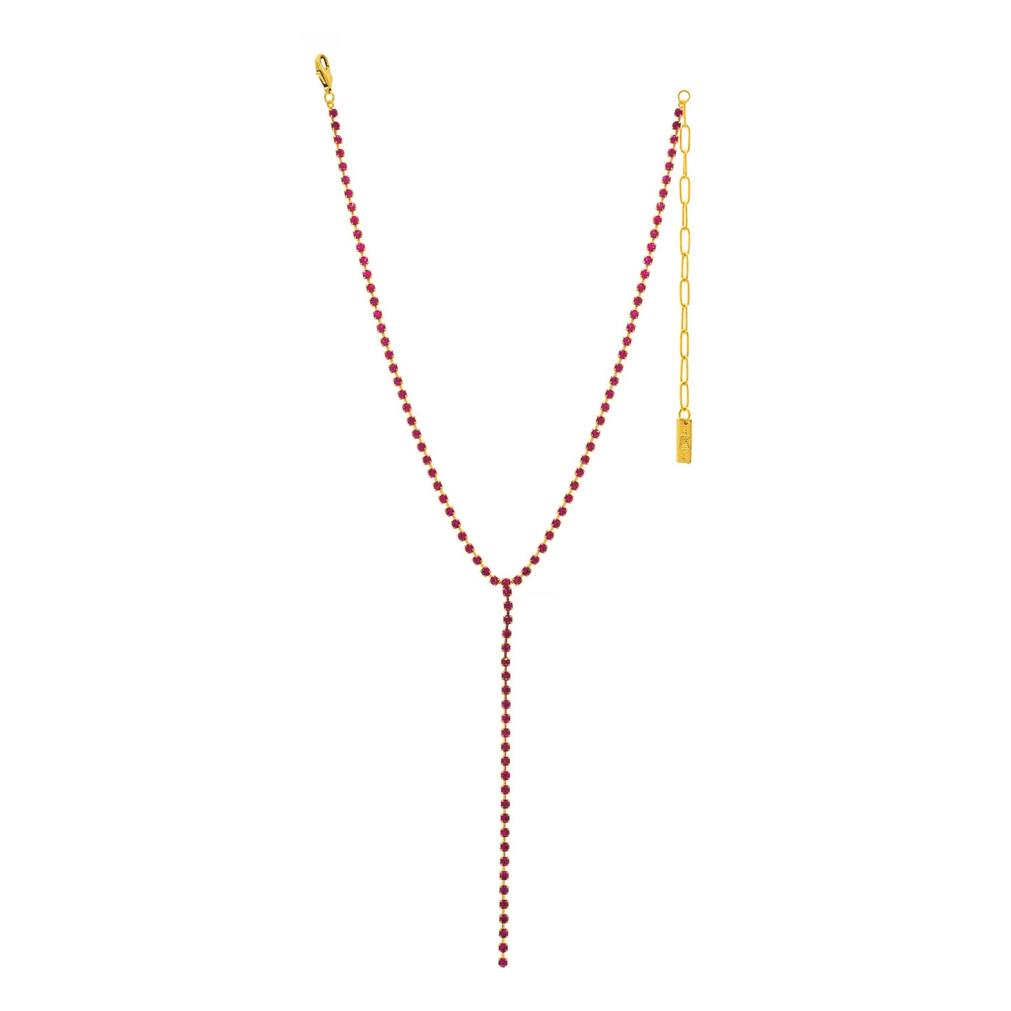 Kassandra Necklace- Fuchsia