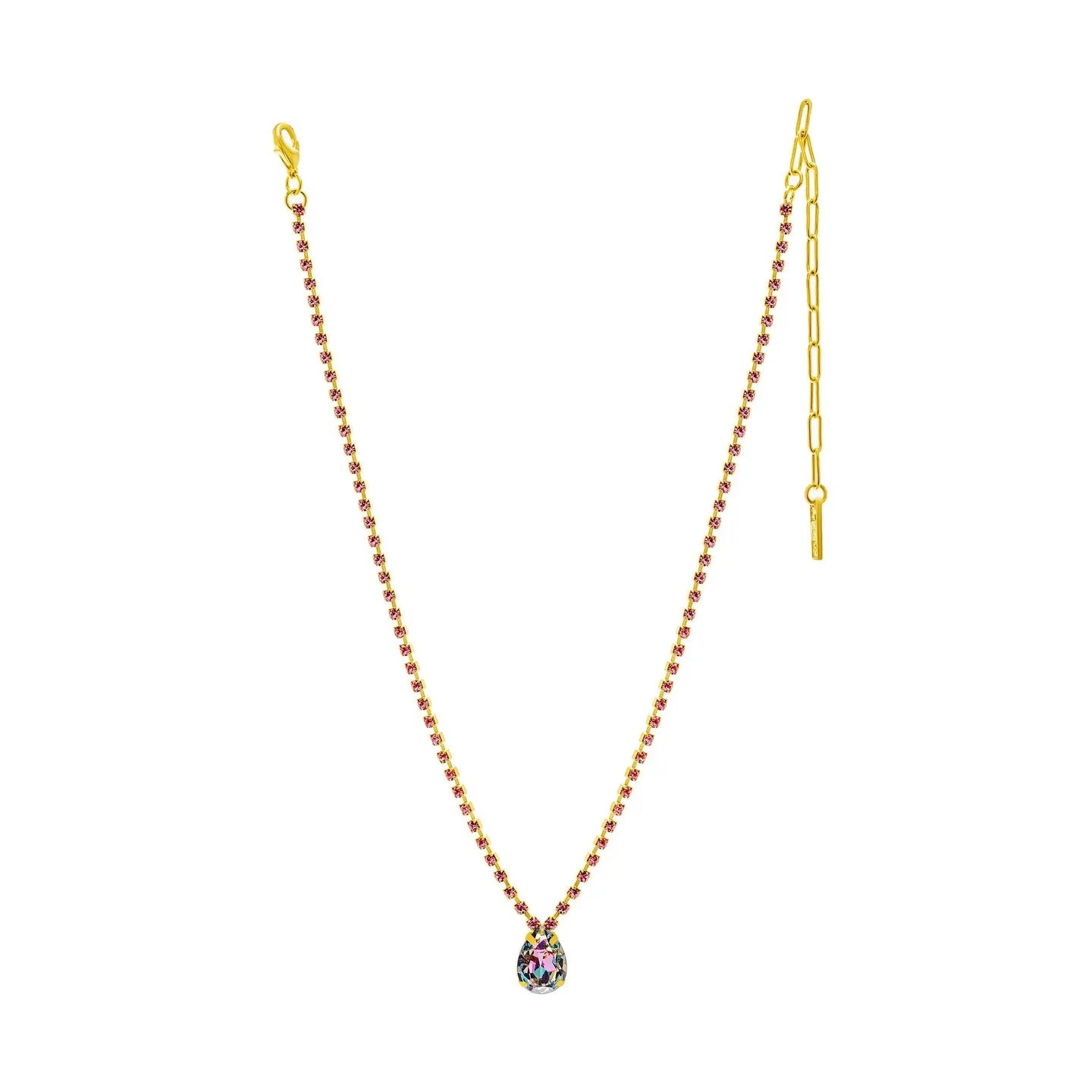 Milli Necklace- Light Rose/ ABV Volcano