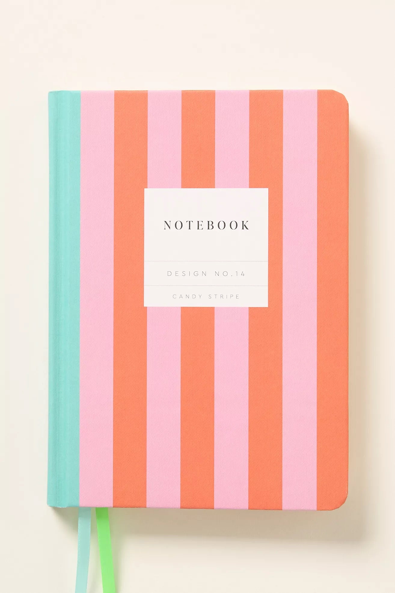 No.14 Candy Stripe Hardback Notebook