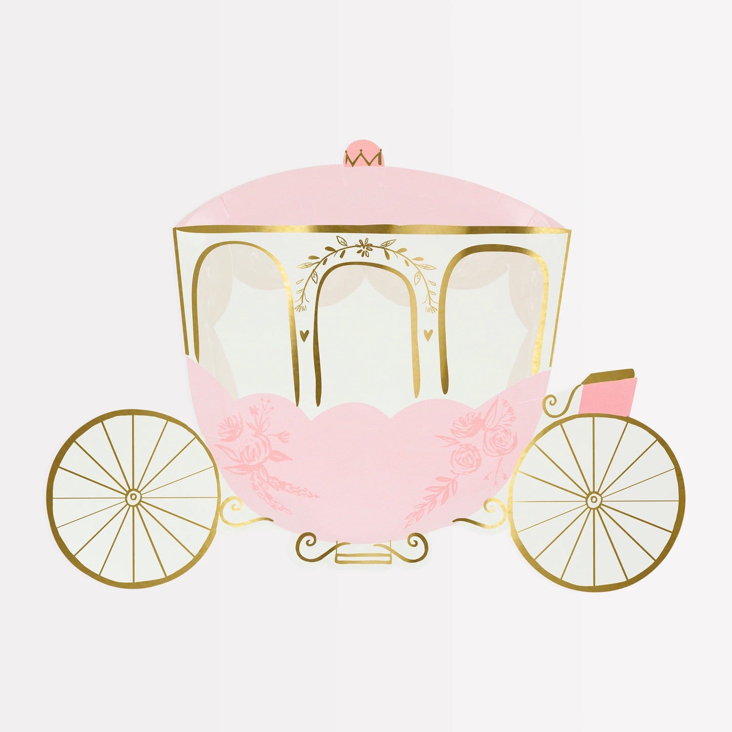 Meri Meri Princess Carriage Plates 8ct