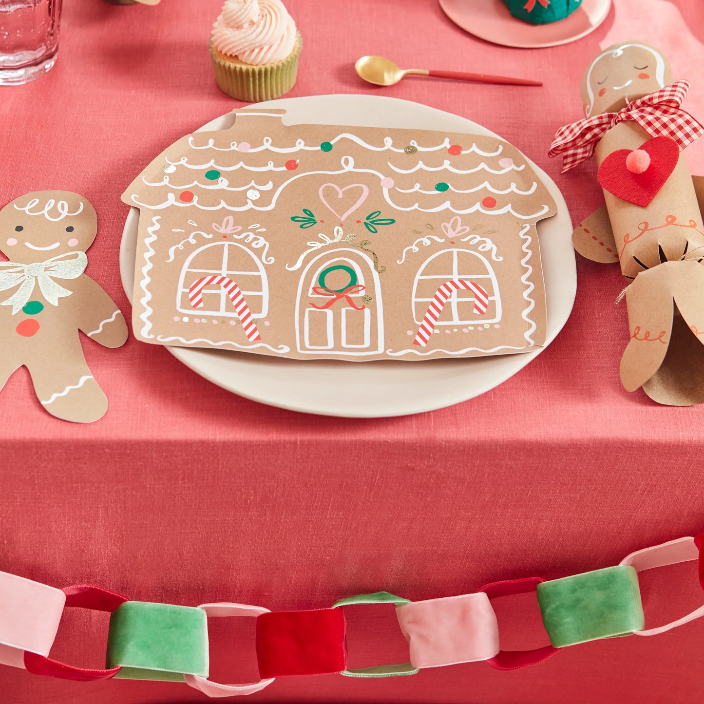 Meri Meri Gingerbread House Plates 8ct