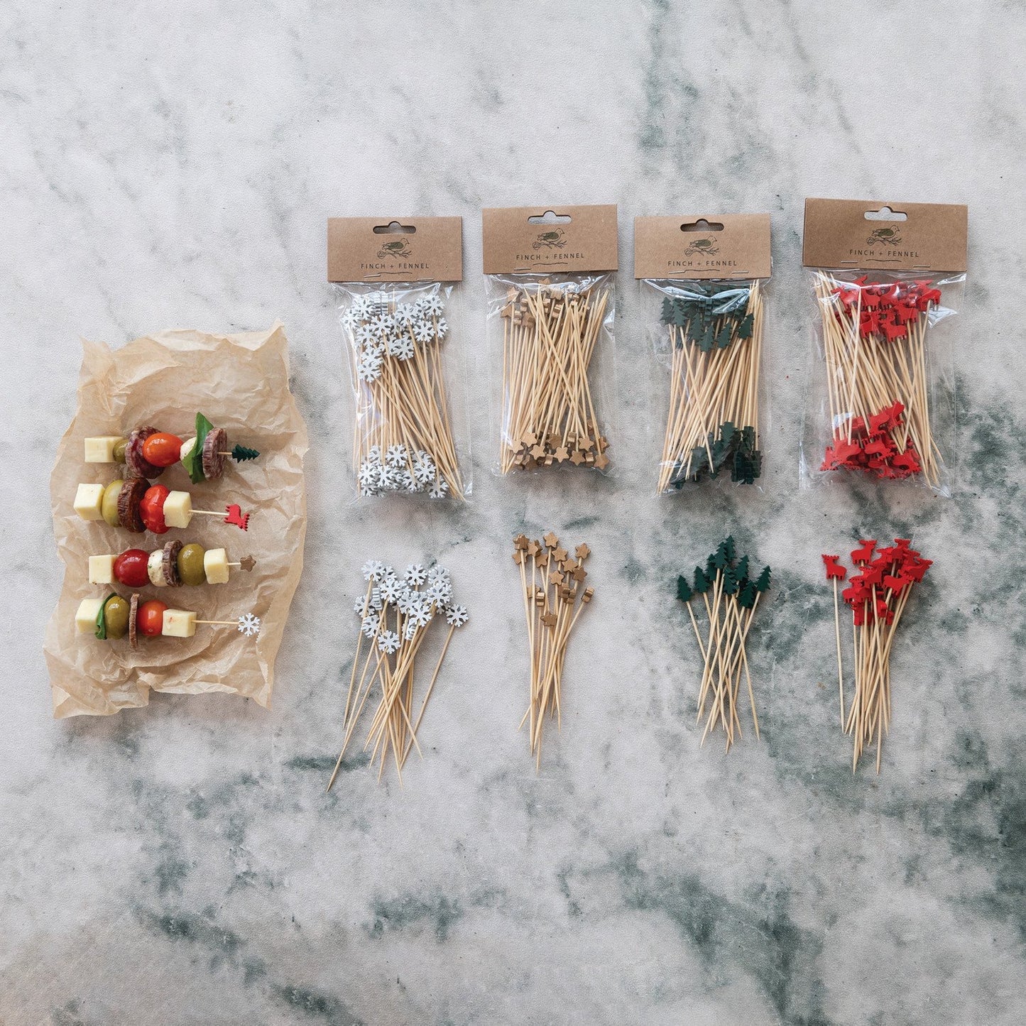 Gold Star Food/Cocktail Picks, 50ct