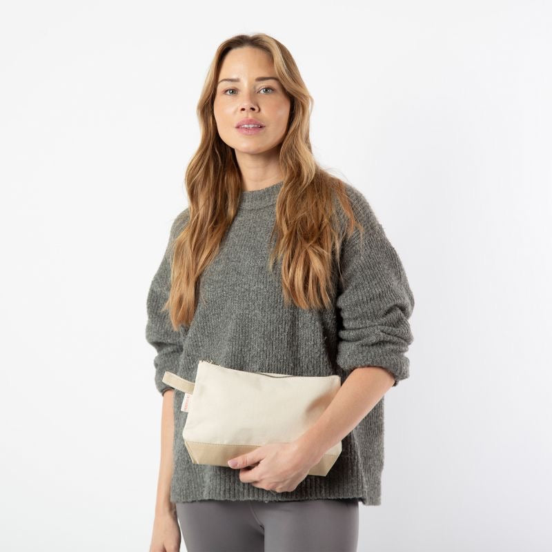 Canvas Makeup Bag (Multiple Colors)